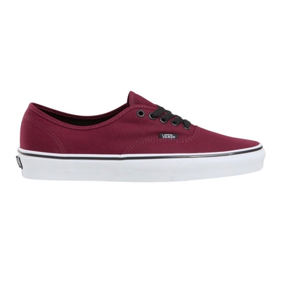 VANS Authentic Classic Unisex Low Top Burgundy Sneakers Size 7 NWOT